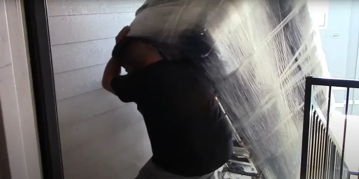 Movers loading the truck